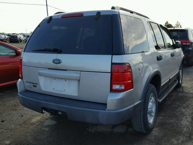 1FMZU73K73UA48430 - 2003 FORD EXPLORER X SILVER photo 4