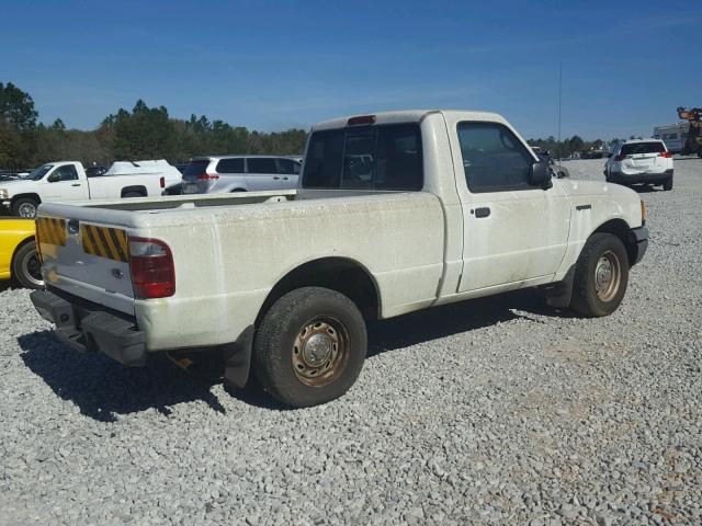 1FTYR10D23PA21056 - 2003 FORD RANGER WHITE photo 4