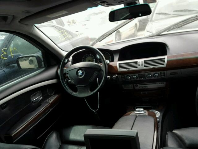 WBAHN83526DT61240 - 2006 BMW 750 LI GRAY photo 9