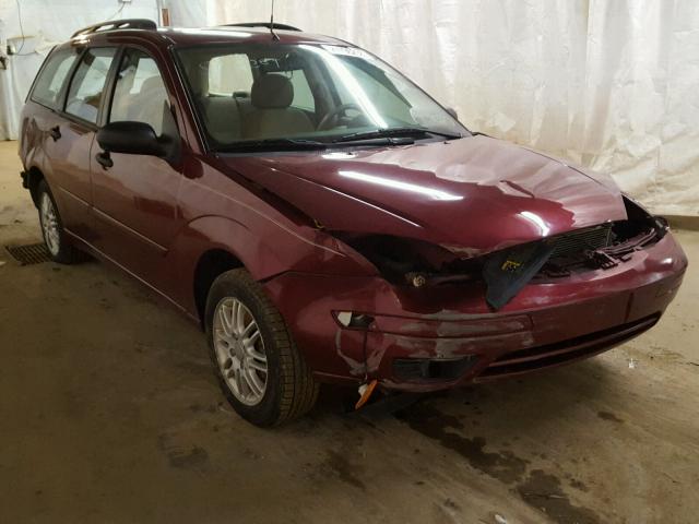 1FAFP36N76W104300 - 2006 FORD FOCUS ZXW MAROON photo 1