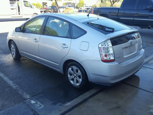 JTDKB20U967542084 - 2006 TOYOTA PRIUS SILVER photo 3