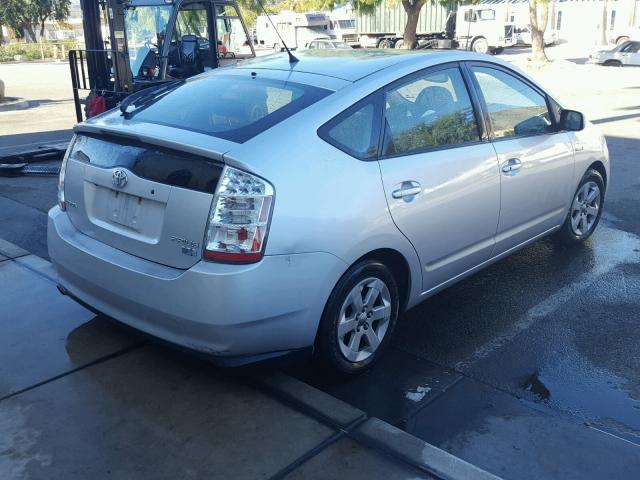 JTDKB20U967542084 - 2006 TOYOTA PRIUS SILVER photo 4