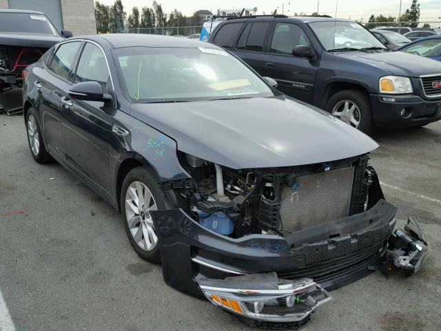 5XXGU4L30GG112645 - 2016 KIA OPTIMA EX CHARCOAL photo 1