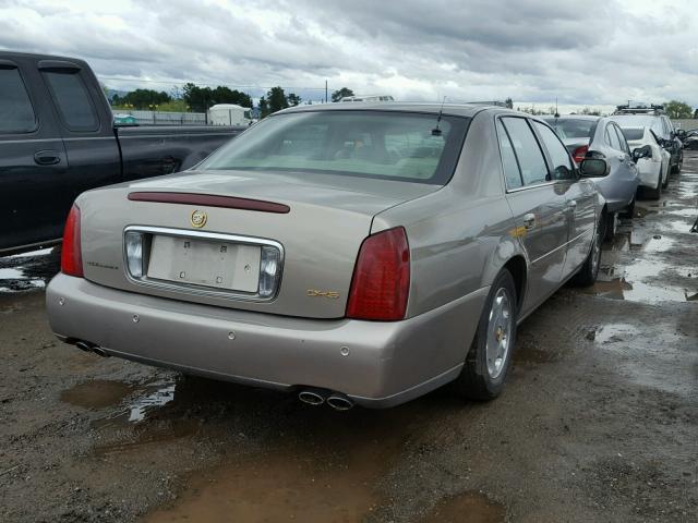 1G6KE57Y42U207198 - 2002 CADILLAC DEVILLE DH GOLD photo 4