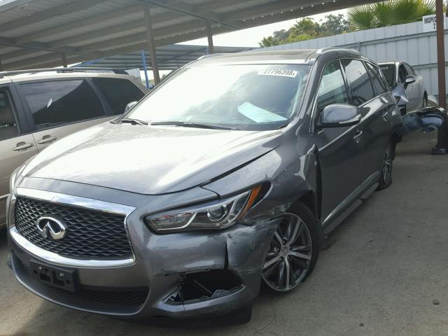 5N1DL0MM9HC560143 - 2017 INFINITI QX60 GRAY photo 2