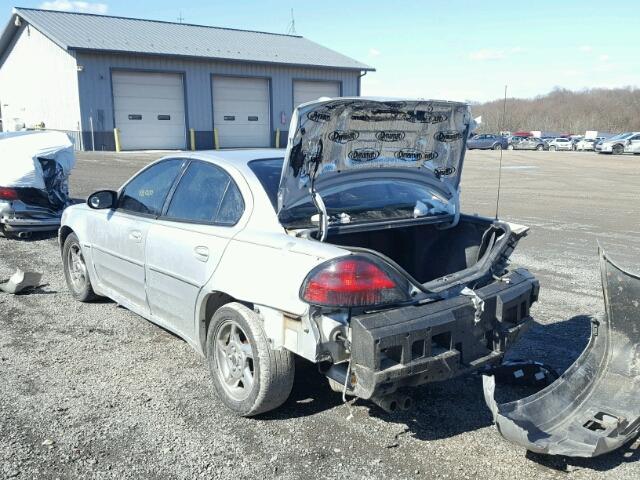 1G2NW52E03M597064 - 2003 PONTIAC GRAND AM G SILVER photo 3