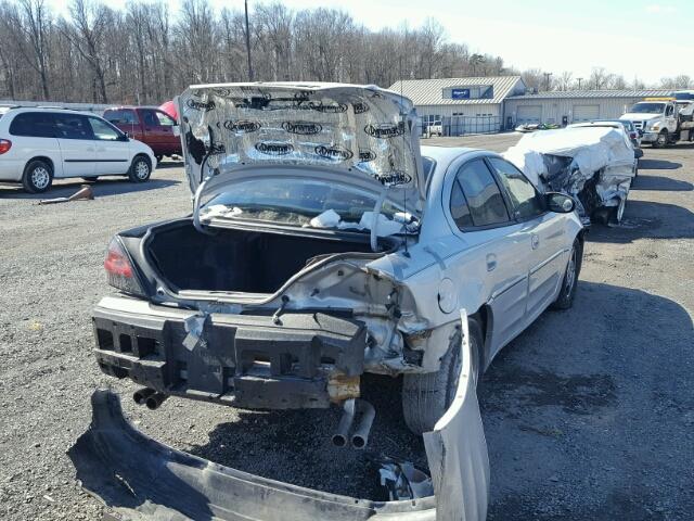 1G2NW52E03M597064 - 2003 PONTIAC GRAND AM G SILVER photo 4