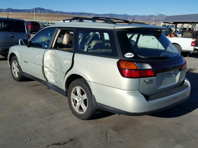 4S3BH806647632289 - 2004 SUBARU LEGACY OUT BEIGE photo 3