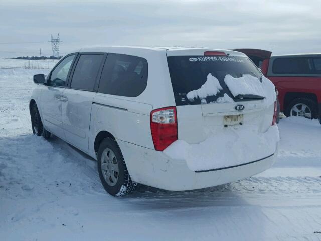 KNDMB233866031046 - 2006 KIA SEDONA EX WHITE photo 3