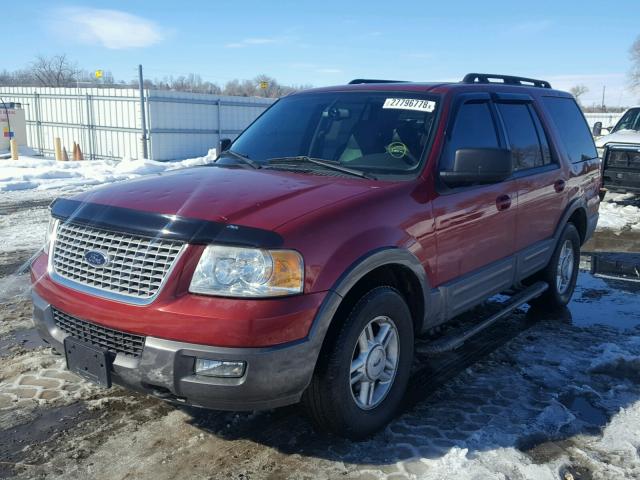 1FMFU16545LA48304 - 2005 FORD EXPEDITION RED photo 2