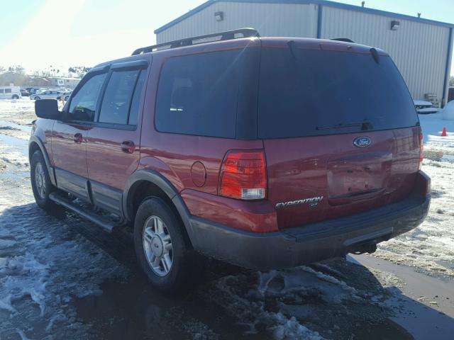 1FMFU16545LA48304 - 2005 FORD EXPEDITION RED photo 3