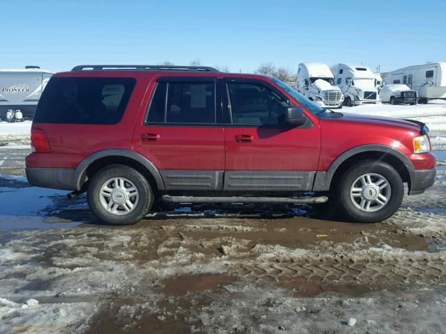 1FMFU16545LA48304 - 2005 FORD EXPEDITION RED photo 9