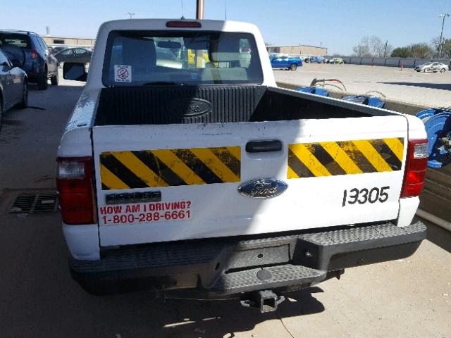 1FTKR1AD3APA55315 - 2010 FORD RANGER WHITE photo 6