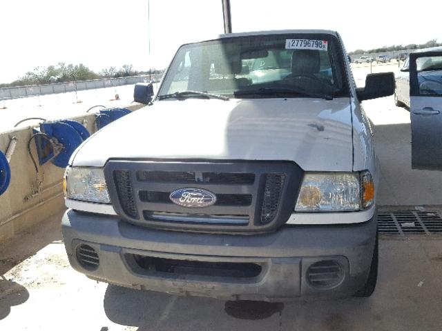 1FTKR1AD3APA55315 - 2010 FORD RANGER WHITE photo 9