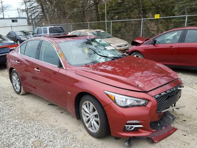 JN1EV7AR6GM344418 - 2016 INFINITI Q50 PREMIU RED photo 1