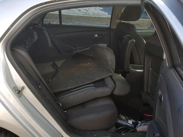 1G1ZC5EB9AF183539 - 2010 CHEVROLET MALIBU 1LT 银色 照片 6
