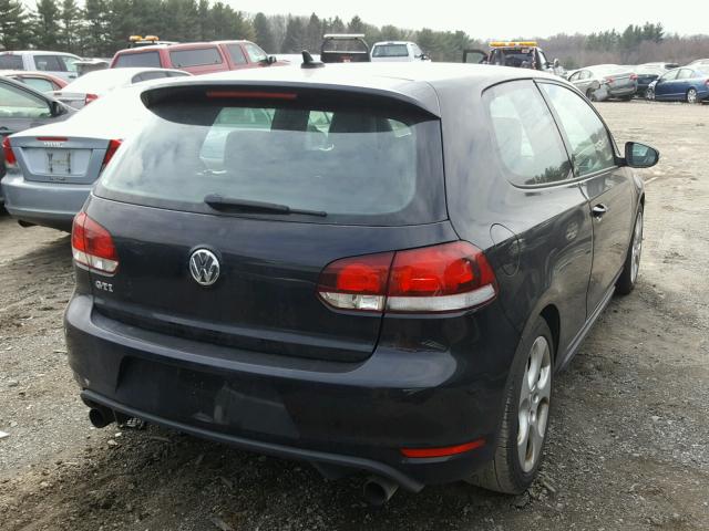 WVWFD7AJ1AW320120 - 2010 VOLKSWAGEN GTI BLACK photo 4