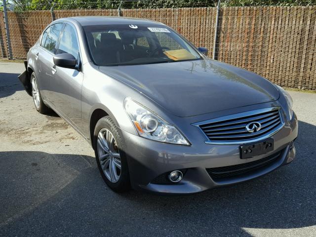 JN1CV6AP8DM714120 - 2013 INFINITI G37 BASE SILVER photo 1