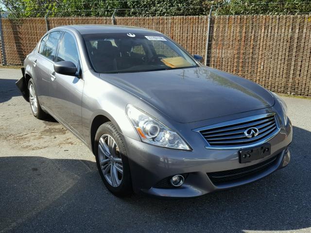 JN1CV6AP8DM714120 - 2013 INFINITI G37 BASE SILVER photo 9