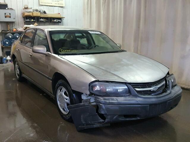 2G1WF55EX29181801 - 2002 CHEVROLET IMPALA 棕色 照片 1