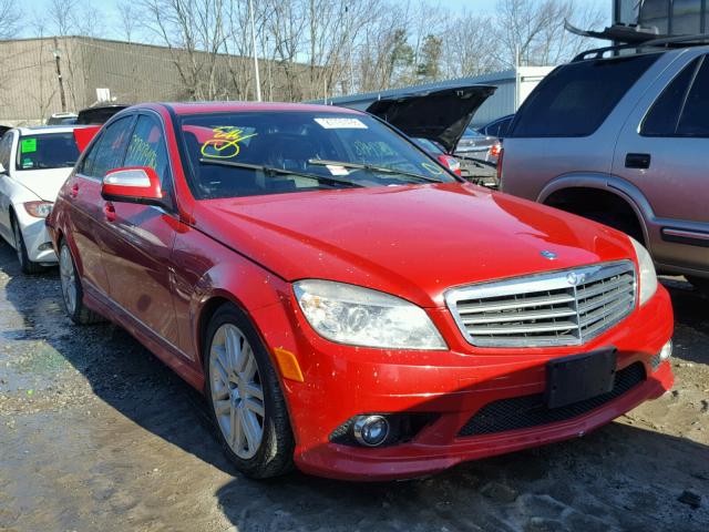 WDDGF81X99R065256 - 2009 MERCEDES-BENZ C 300 4MAT RED photo 1