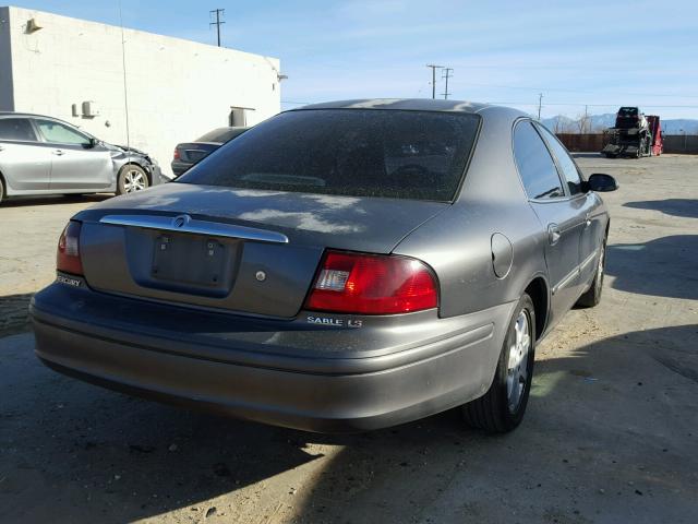 1MEFM55S63A608849 - 2003 MERCURY SABLE LS P GRAY photo 4