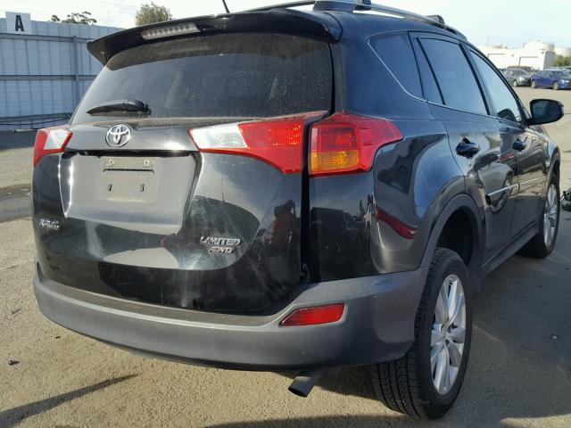 2T3DFREV6DW116605 - 2013 TOYOTA RAV4 LIMIT BLACK photo 4