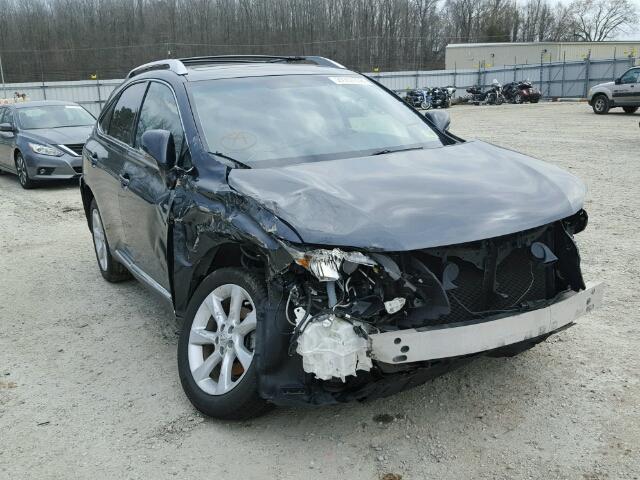 2T2ZK1BA4BC056539 - 2011 LEXUS RX 350 BLACK photo 1