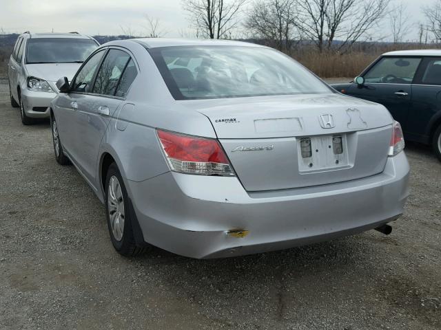 1HGCP2F31AA126001 - 2010 HONDA ACCORD LX SILVER photo 3