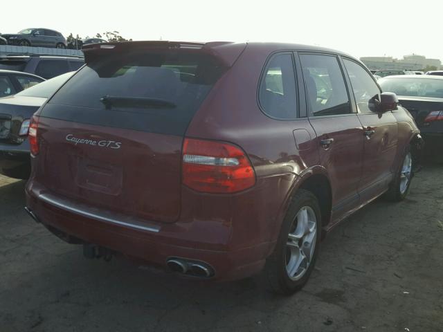 WP1AD29PX8LA70795 - 2008 PORSCHE CAYENNE GT RED photo 4