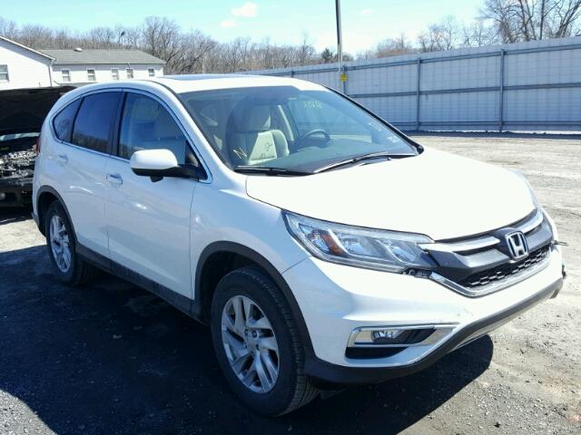 5J6RM4H51FL012047 - 2015 HONDA CR-V EX WHITE photo 1