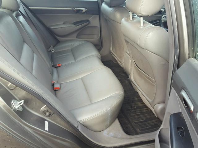 1HGFA16836L076220 - 2006 HONDA CIVIC EX ნაცრისფერი ფოტო 6