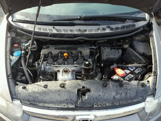 1HGFA16836L076220 - 2006 HONDA CIVIC EX GRAY photo 7