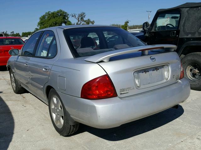 3N1CB51D16L616083 - 2006 NISSAN SENTRA 1.8 SILVER photo 3