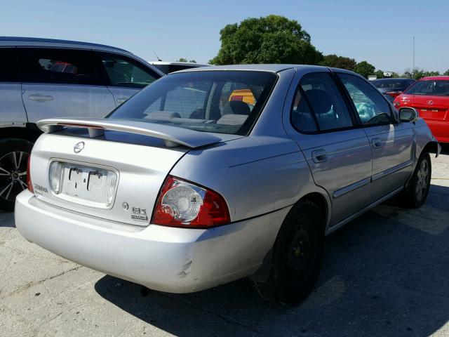 3N1CB51D16L616083 - 2006 NISSAN SENTRA 1.8 SILVER photo 4