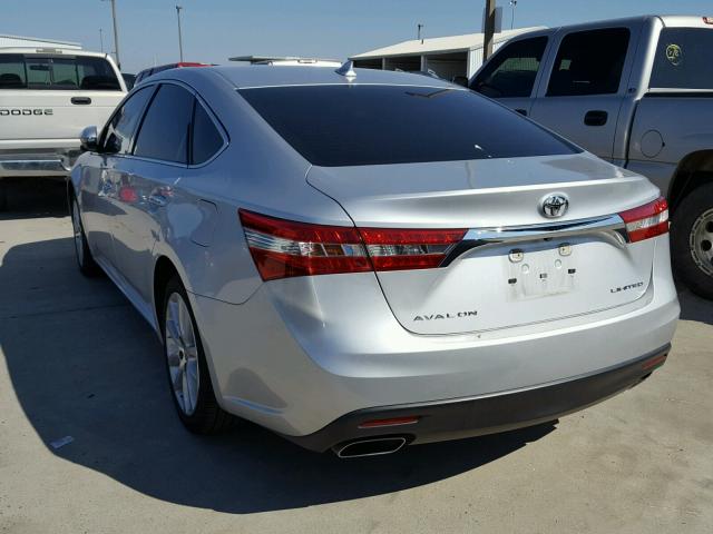 4T1BK1EB3EU117151 - 2014 TOYOTA AVALON BAS 银色 照片 3