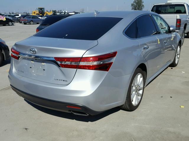 4T1BK1EB3EU117151 - 2014 TOYOTA AVALON BAS 银色 照片 4