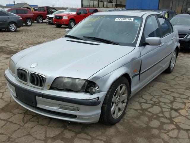 WBAAV33461FU86234 - 2001 BMW 325 I SILVER photo 2