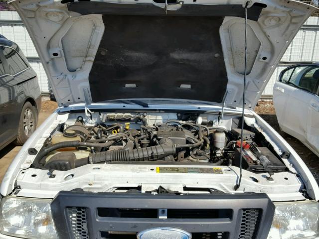 1FTYR14D98PB11130 - 2008 FORD RANGER SUP WHITE photo 7