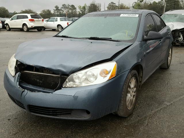 1G2ZG558864182969 - 2006 PONTIAC G6 SE1 BLUE photo 2