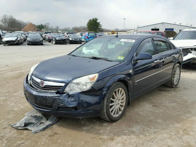 1G8ZV57767F139320 - 2007 SATURN AURA XR BLUE photo 2