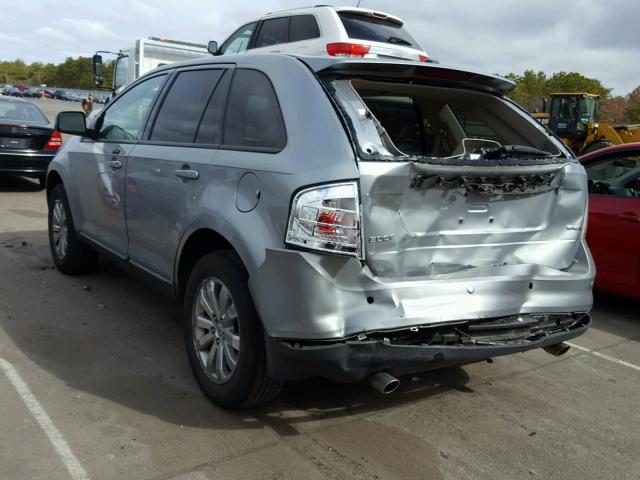 2FMDK39C67BB56977 - 2007 FORD EDGE SEL P SILVER photo 3