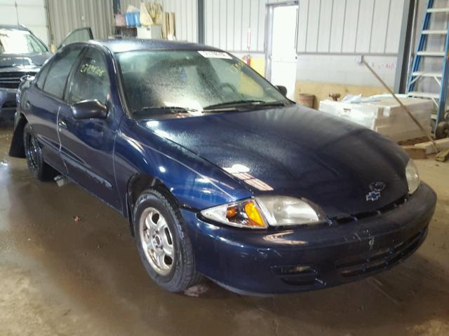 1G1JC524127488273 - 2002 CHEVROLET CAVALIER B BLUE photo 1