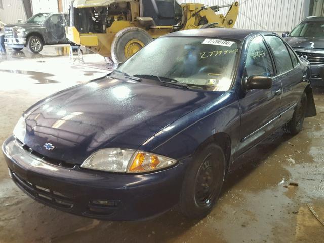 1G1JC524127488273 - 2002 CHEVROLET CAVALIER B BLUE photo 2