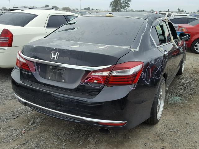 1HGCR2F73HA066133 - 2017 HONDA ACCORD EX BLACK photo 4