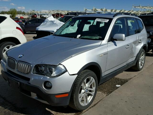 WBXPC93477WF18239 - 2007 BMW X3 3.0SI GRAY photo 2