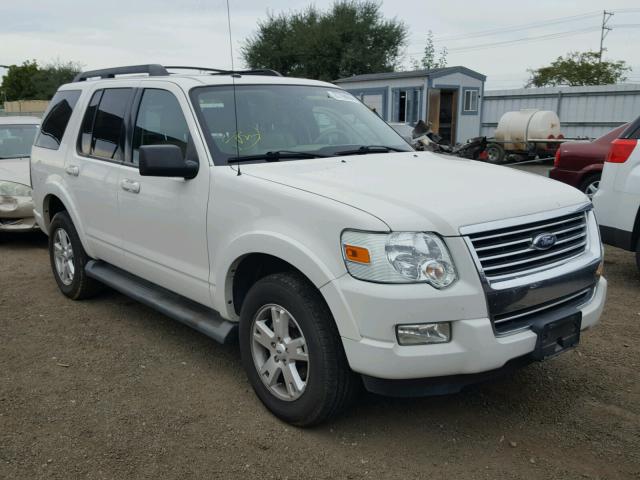 1FMEU73E19UA28160 - 2009 FORD EXPLORER X WHITE photo 1