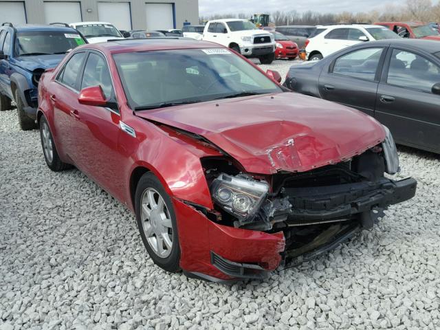 1G6DM577280125912 - 2008 CADILLAC CTS RED photo 1