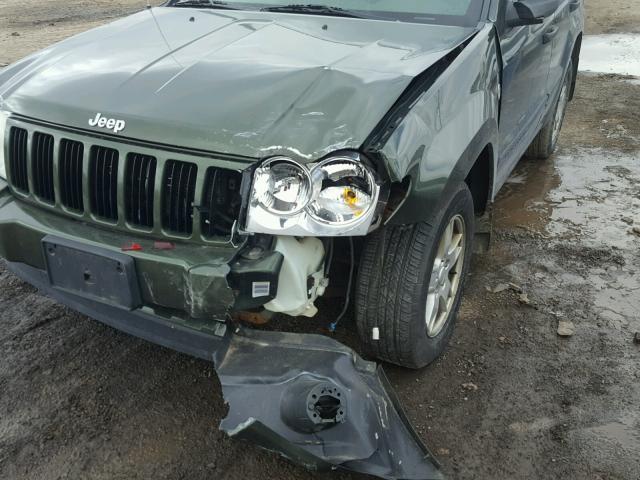 1J4HR48NX6C296291 - 2006 JEEP GRAND CHER GREEN photo 9