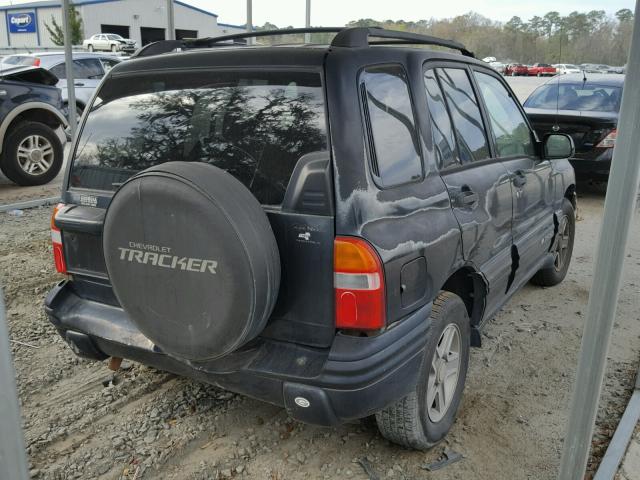 2CNBE634936936024 - 2003 CHEVROLET TRACKER LT BLACK photo 4